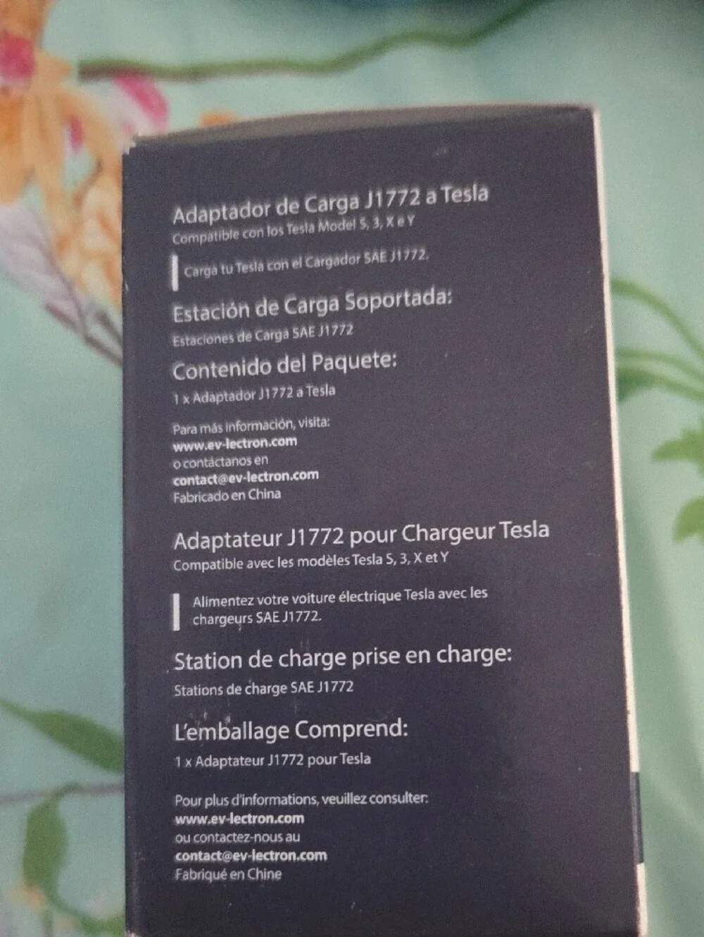 J1772 to Tesla Charging Adapter - Black